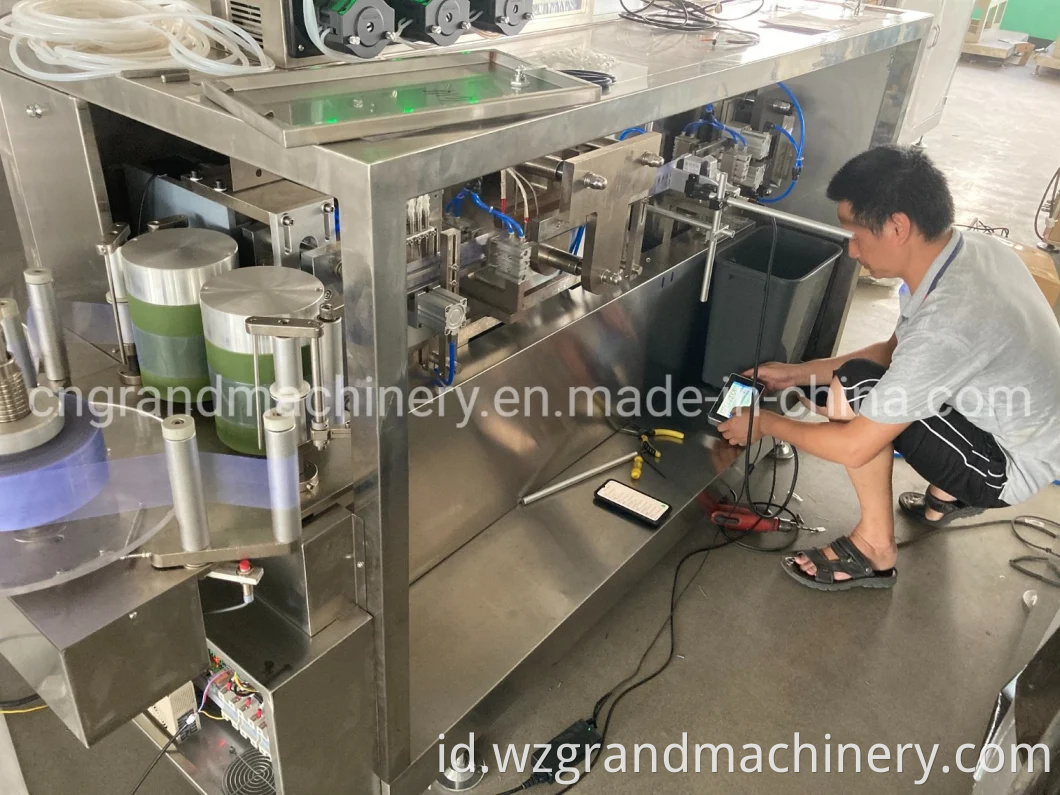Mesin Pembentuk Botol Plastik Kecil dan Mesin Pengisian Ampoule GGS-118 (P5)